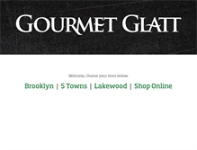 Tablet Screenshot of gourmetglatt.com